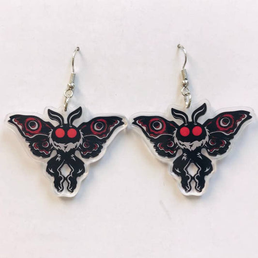 Monster Moth Earrings