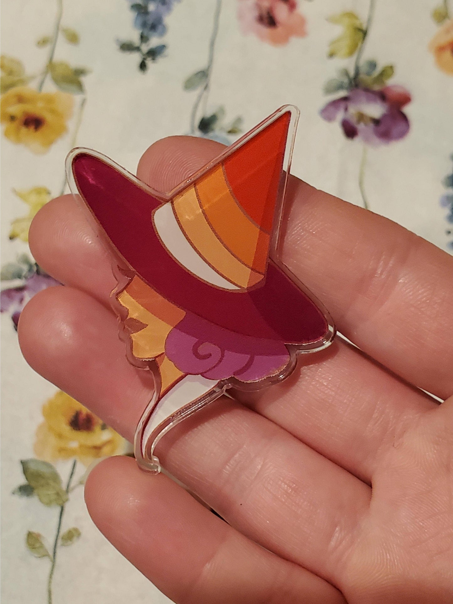 Pride Witches - Acrylic Pins: Bisexual