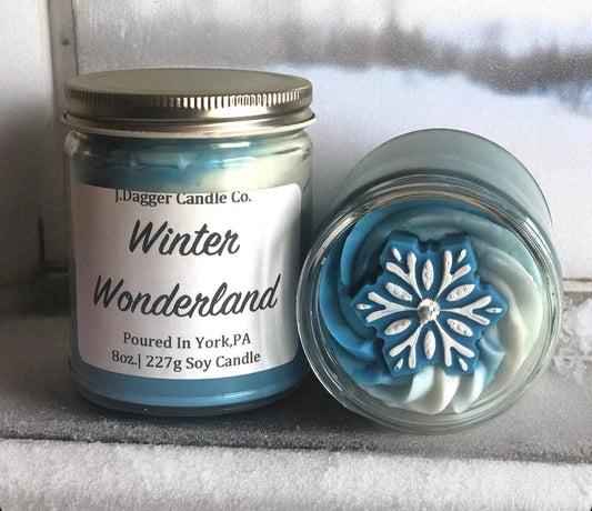 Mini Winter Wonderland Dessert Soy Candle, 8oz.